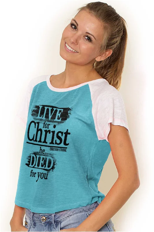 Live for Christ Vintage T Shirts