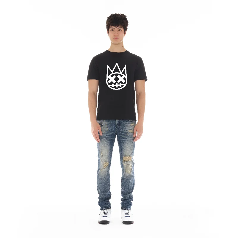 SHIMUCHAN LOGO TEE SHIRT IN BLACK