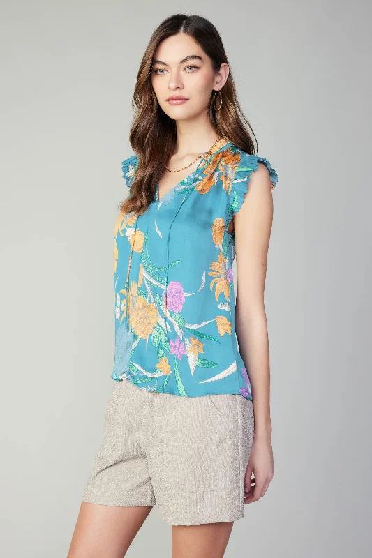 Margot Botanical Motif Blouse