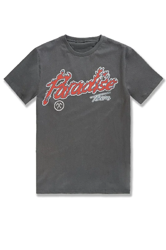 Big Men's Paradise Tour T-Shirt (Charcoal)