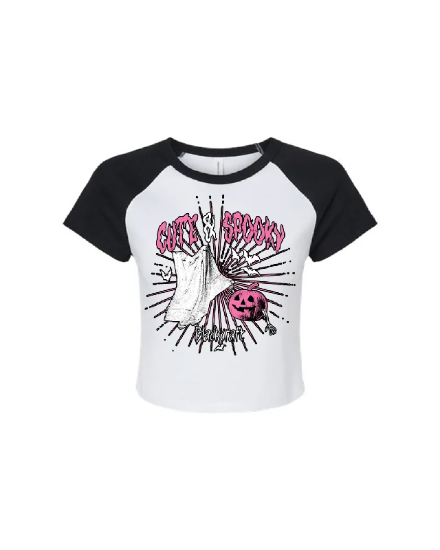 Cute & Spooky - Women's Micro Rib Raglan Tee