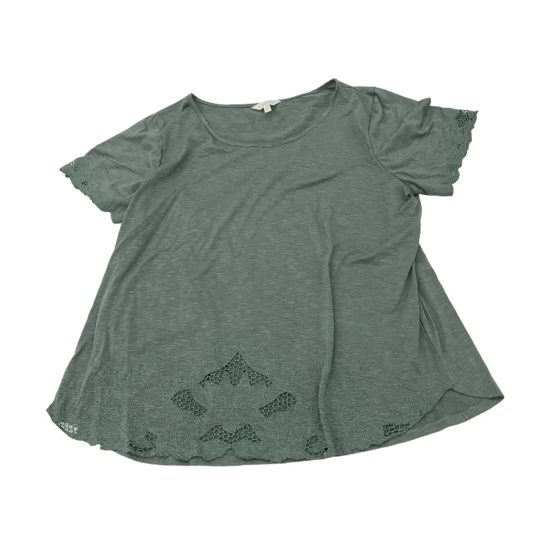 GREEN TOP SS by ADIVA Size:1X