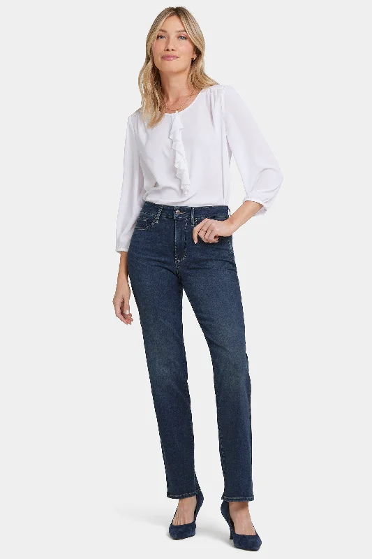 Marilyn Straight Jeans In Long Inseam - Presley