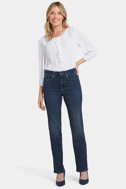 Marilyn Straight Jeans In Long Inseam - Presley