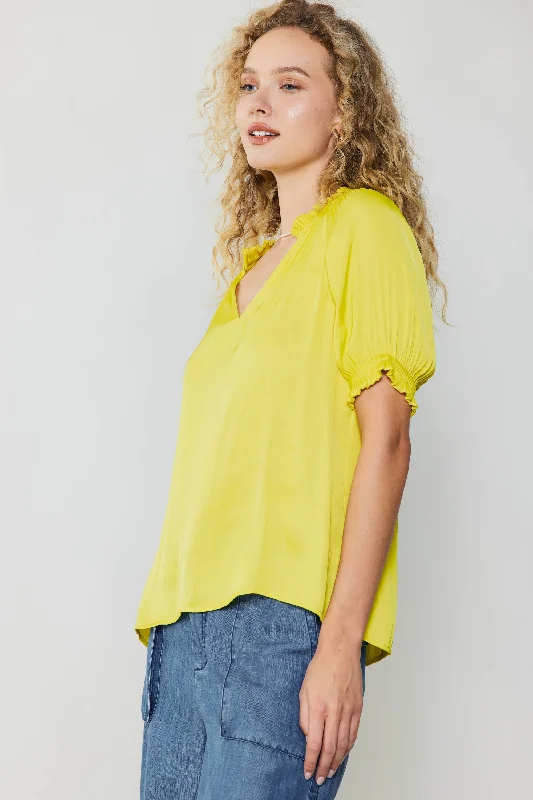 Ruffled Cuff Blouse