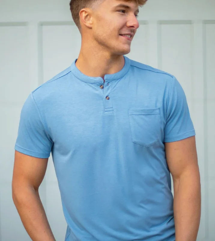 Southern Shirt - Max Comfort SS Pocket Tee - Marine Blue