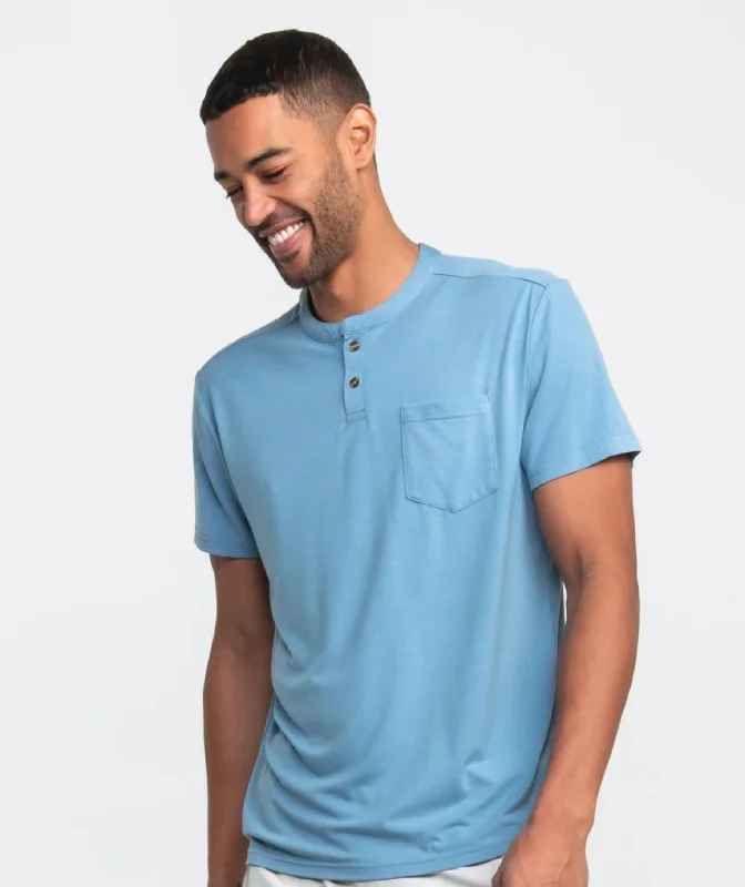 Southern Shirt - Max Comfort SS Pocket Tee - Marine Blue