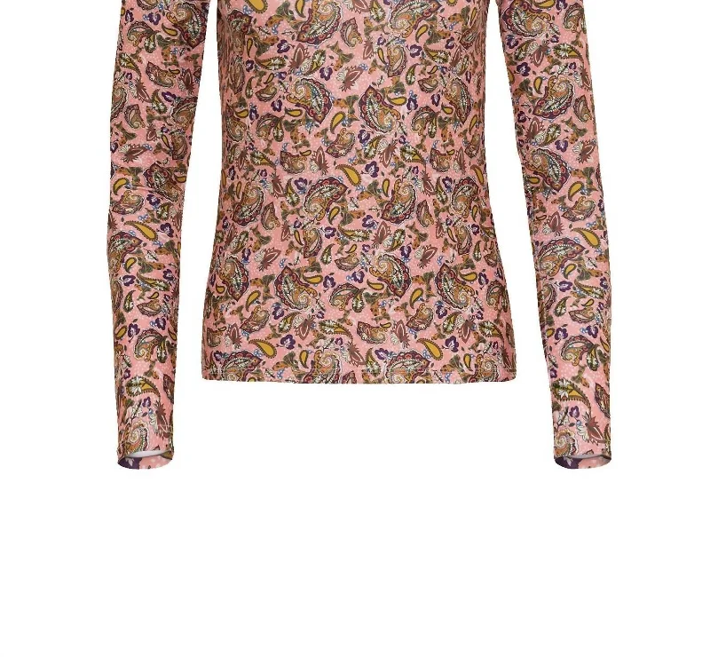 Tina Top In Paisley Rose