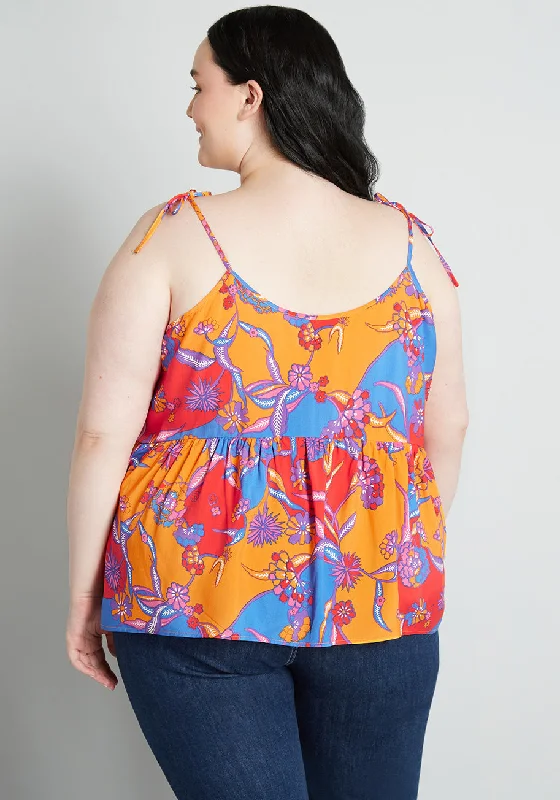 Bohemia Bound Peplum Tank Top