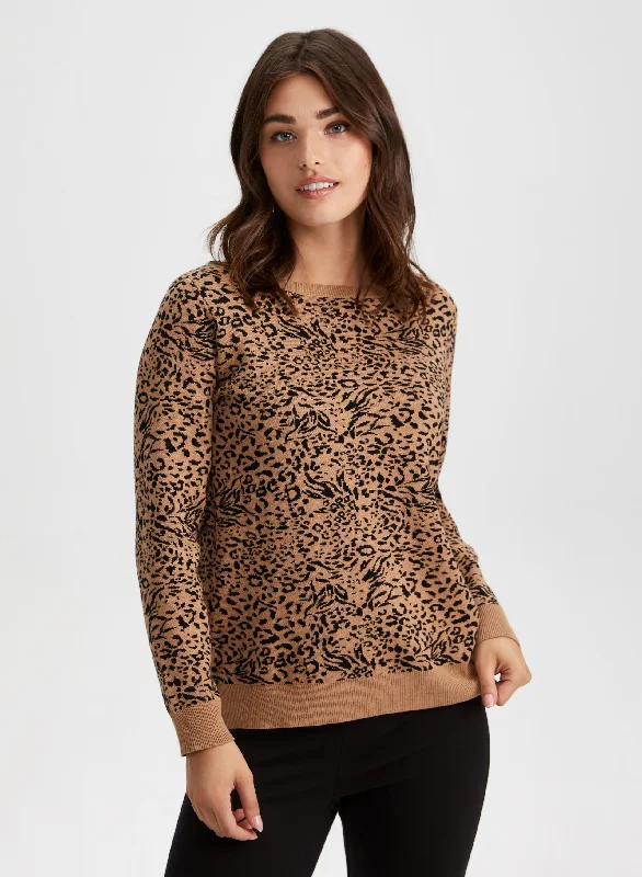 Leopard Print Sweater