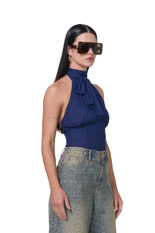 Lune Top - Bright Navy