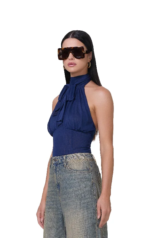 Lune Top - Bright Navy