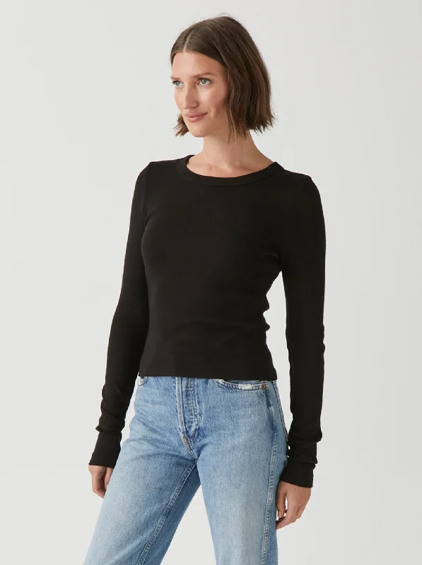 Orion Cropped Tee - Black