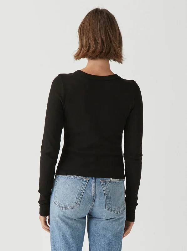 Orion Cropped Tee - Black