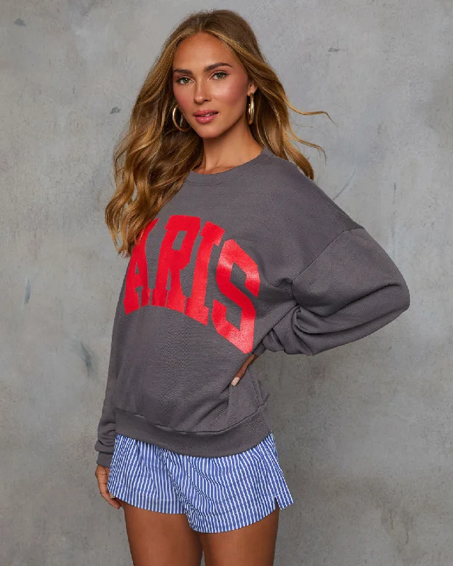 Paris Oversized Graphic Sweatshirt