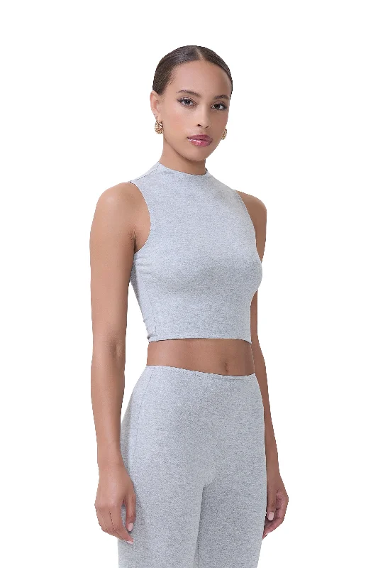 Shelly Top - Heather Grey