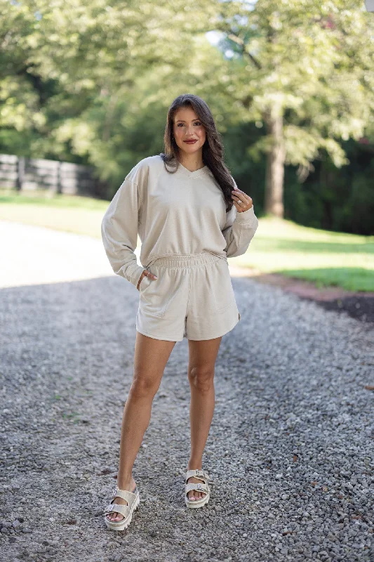 Everyday Perfection Washed Shell Sweatshirt