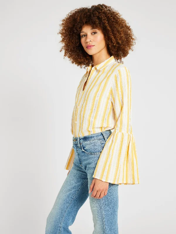 Alyse Top in Citrus Stripe