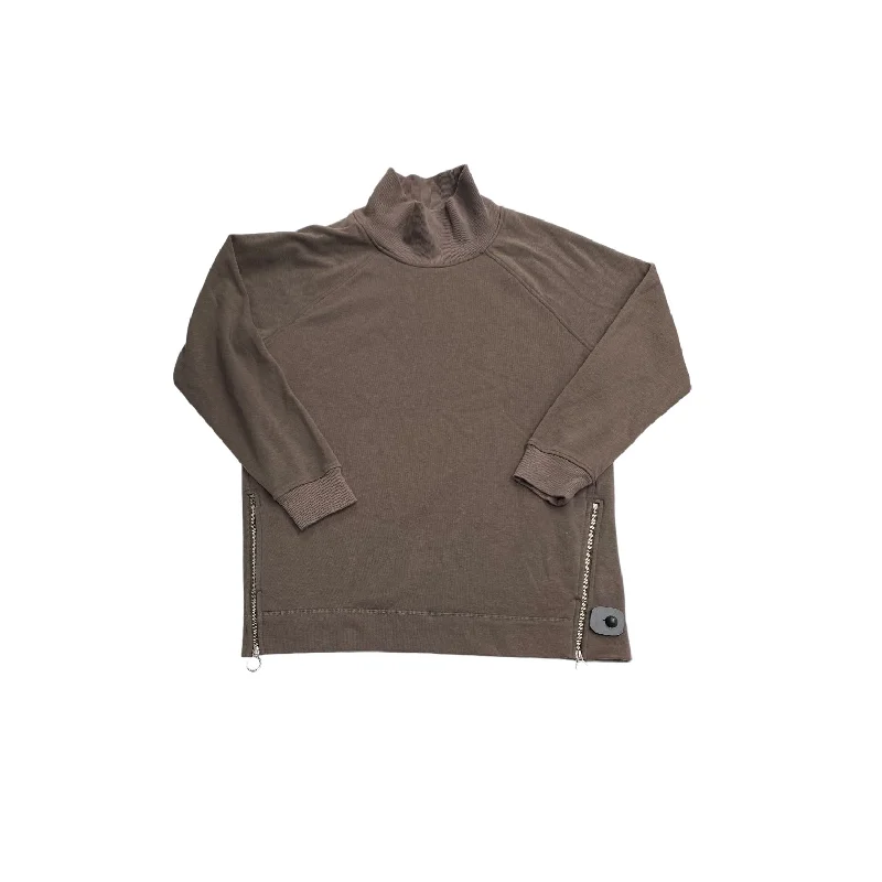 Athletic Sweatshirt Collar By Athleta In Taupe, Size: Xl