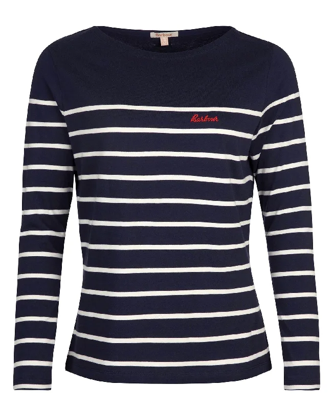 Langarmshirt Bradley Navy/Cloud