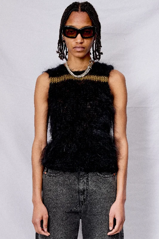 Mohair Line Vest