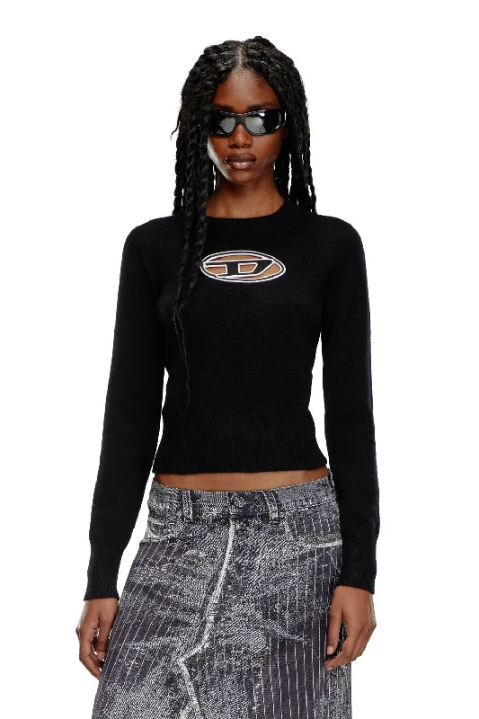 M-Areesa Jumper with embroidered cut-out logo