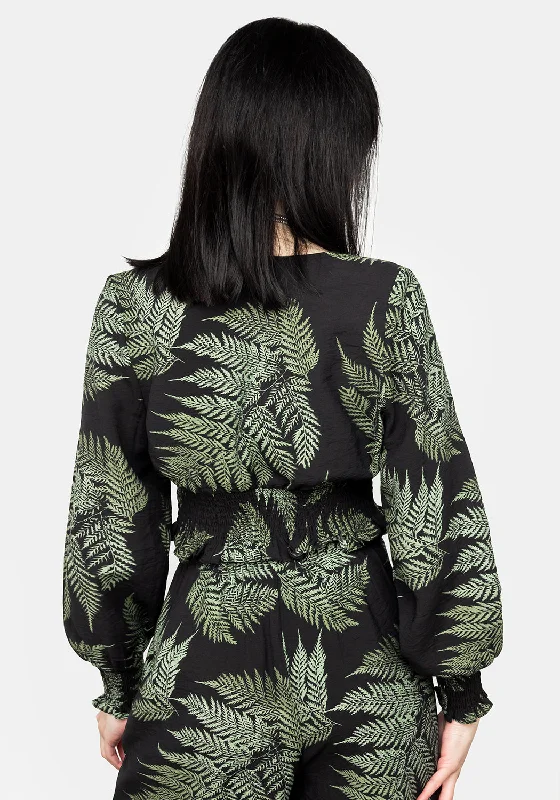 Fern Flowy Sleeve Top