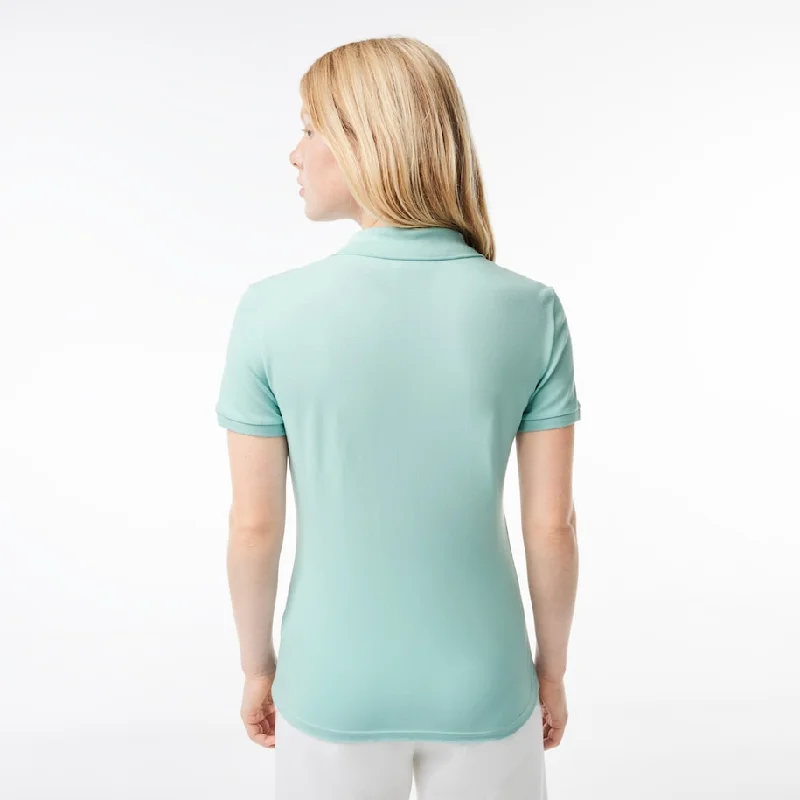 Women's Slim Fit Stretch Cotton Piqué Polo Mint