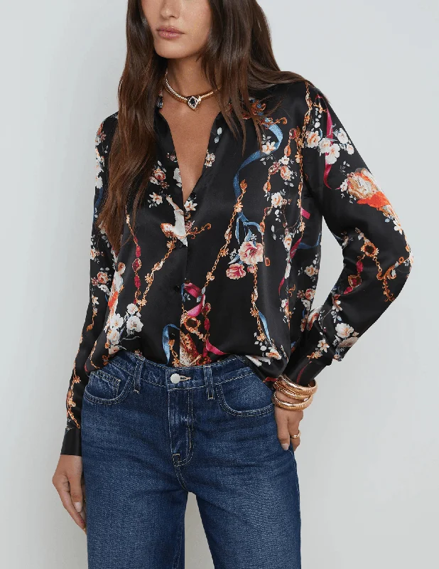 L'Agence Tyler Long Sleeve Blouse