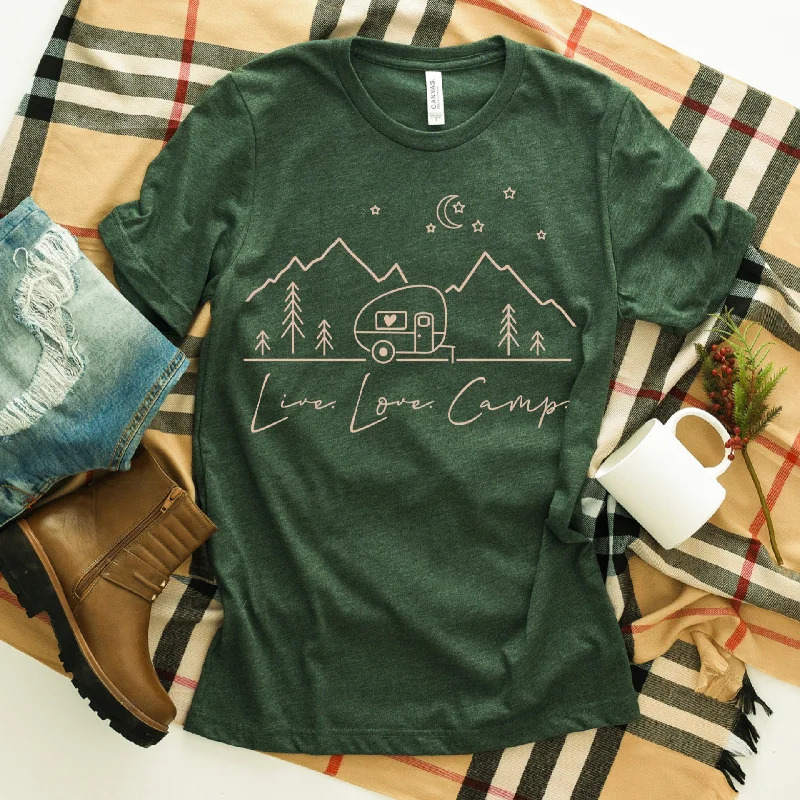 Live love camp tee