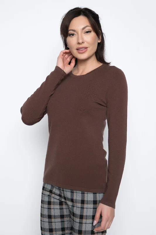 Long Sleeve Crew Neck Top