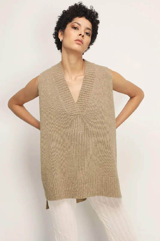 Lyla Oversized Knit Vest