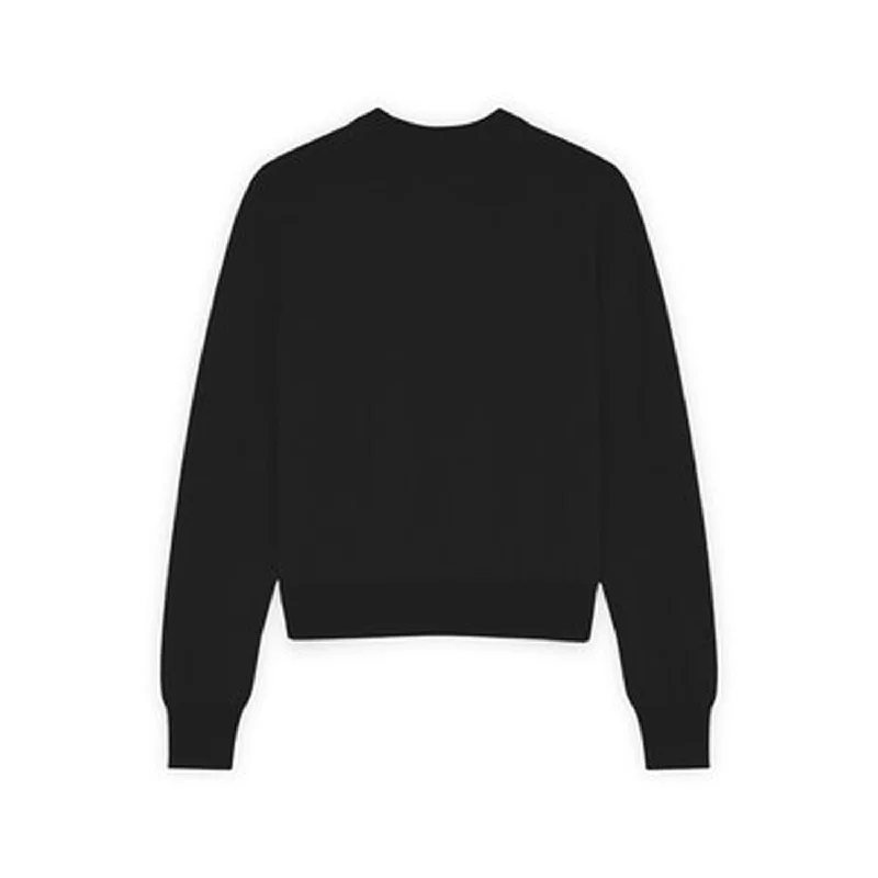 Bold Fox Head Patch Regular Jumper Black