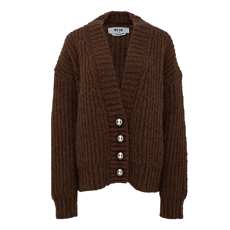 Msgm Maglia Cardigans Brown