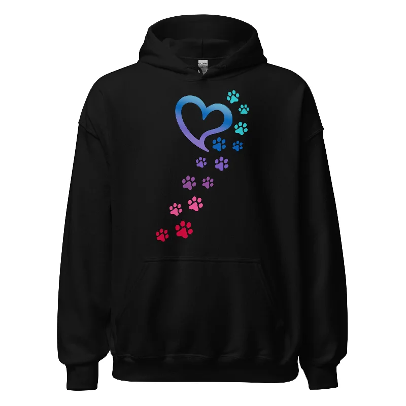 Rainbow Paws To My Heart Hoodie