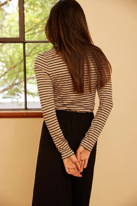 Siena Striped Knit Top