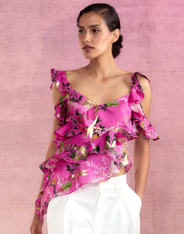 Secret Garden Silk Top