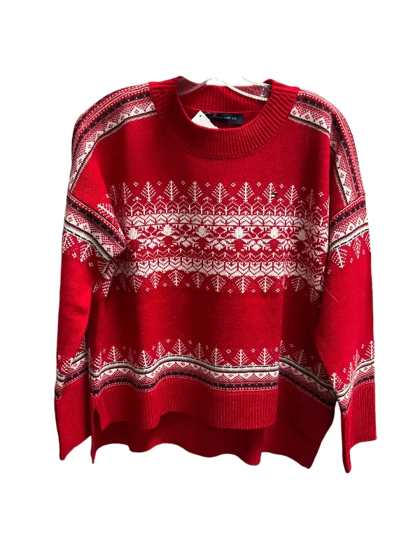 Sweater By Tommy Hilfiger In Red, Size: M