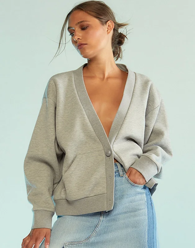 Sweatshirt Cardigan