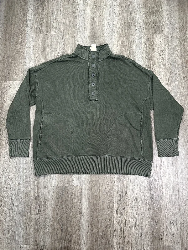 Sweatshirt Collar By Aerie In Green, Size: Xl