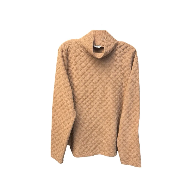 Sweatshirt Collar By J. Crew In Brown, Size: L