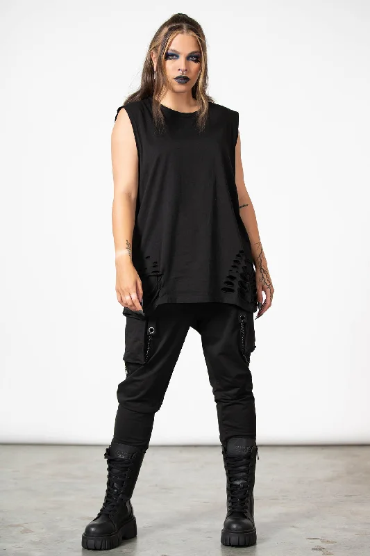 Total Trance Distressed Vest