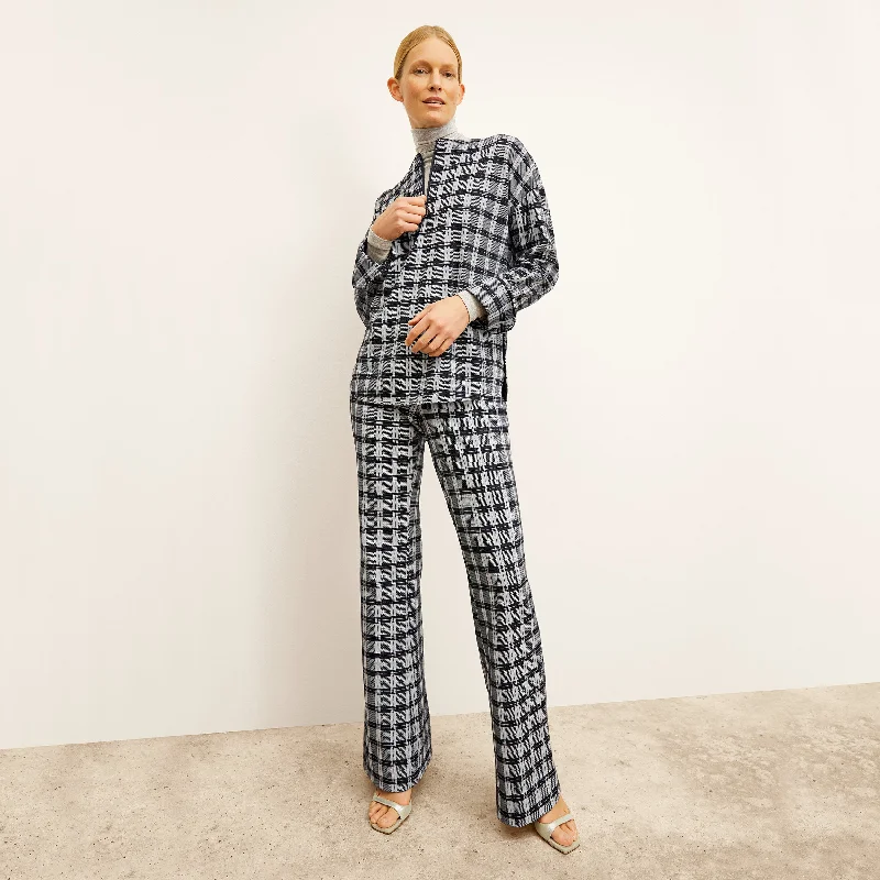 Tully Top - Knit Suiting :: Checkmate