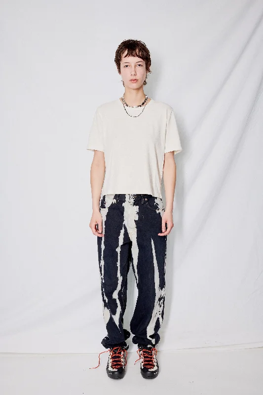 White Cropped Silverlake Tee