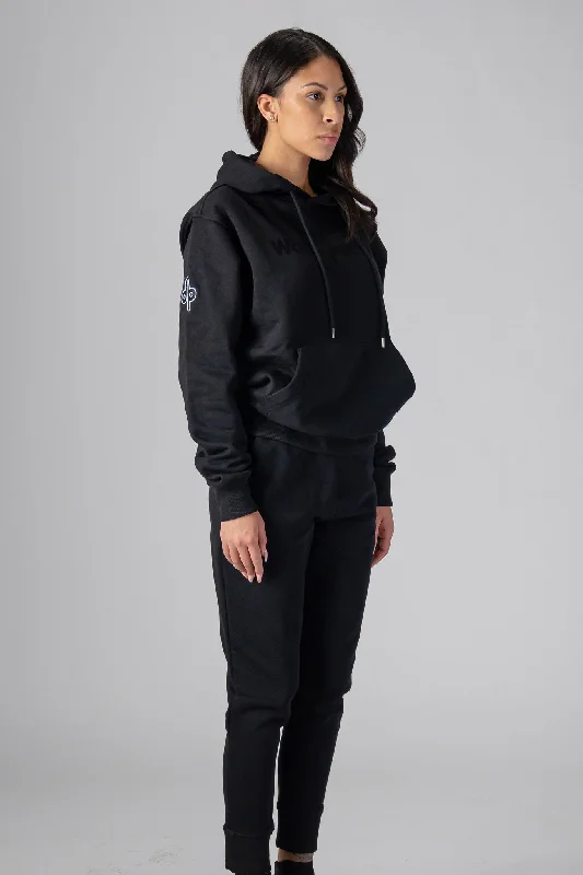 Unisex Cotton Hoodie - Black