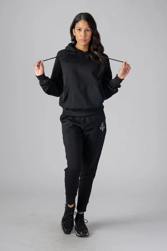 Unisex Cotton Hoodie - Black