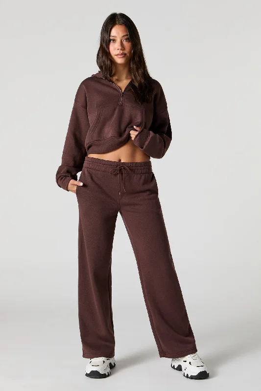 Fleece Straight Leg Sweatpant