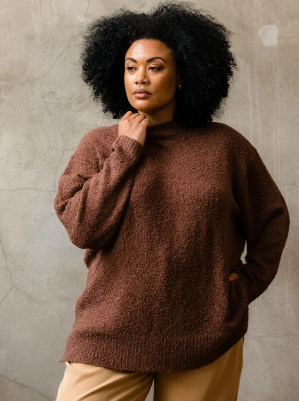 Alexis Boucle Sweater - Mocha