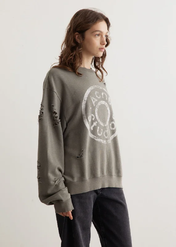 Franziska U Button Logo Sweater