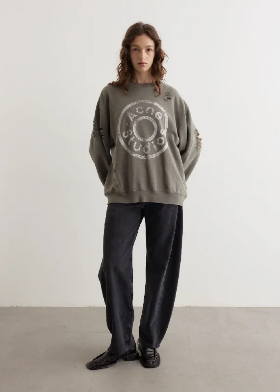 Franziska U Button Logo Sweater